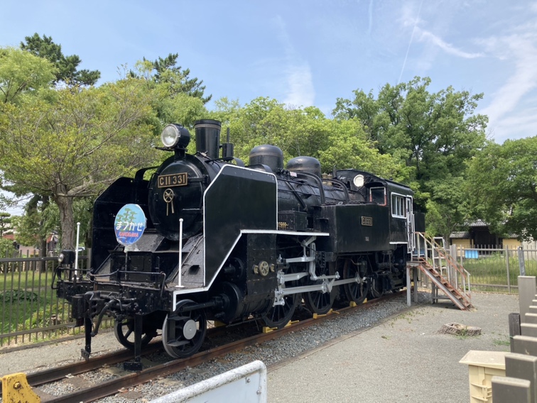 鶴林寺公園の蒸気機関車C11
